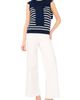 halogen(r) halogen(r) Stripe Front Tie Sleeveless Sweater - 5