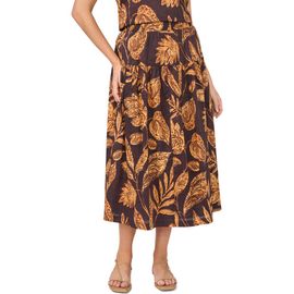 halogen(r) halogen(r) Tiered Cotton Midi Skirt