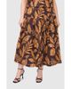 halogen(r) halogen(r) Tiered Floral Cotton Maxi Skirt - 1
