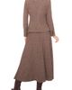 halogen(r) halogen(r) Tweed Knit Maxi Skirt - 4