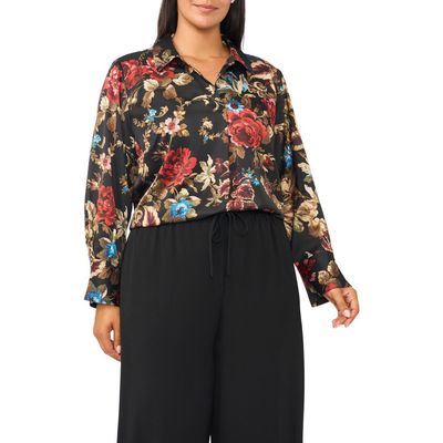 halogen(r) halogen(r) V-Neck Collared Blouse