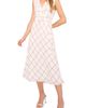 halogen(r) halogen(r) Windowpane Check Faux Wrap Dress - 1