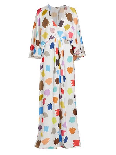Halpern Women's Printed Maxi Dress