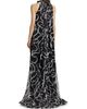 Halston Women's Lyle Swirl Chiffon Gown - 5