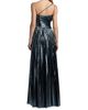 Halston Women's Terese Metallic Jersey One-Shoulder Gown - 5