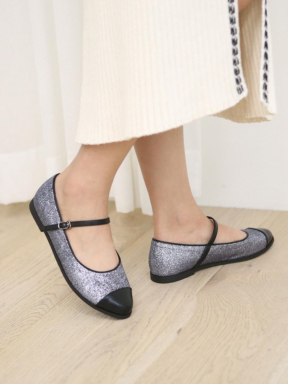 halte allez Glitter Point Flat
