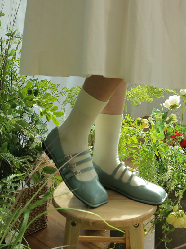 halte allez Kitsch Strap Loafers HA2302