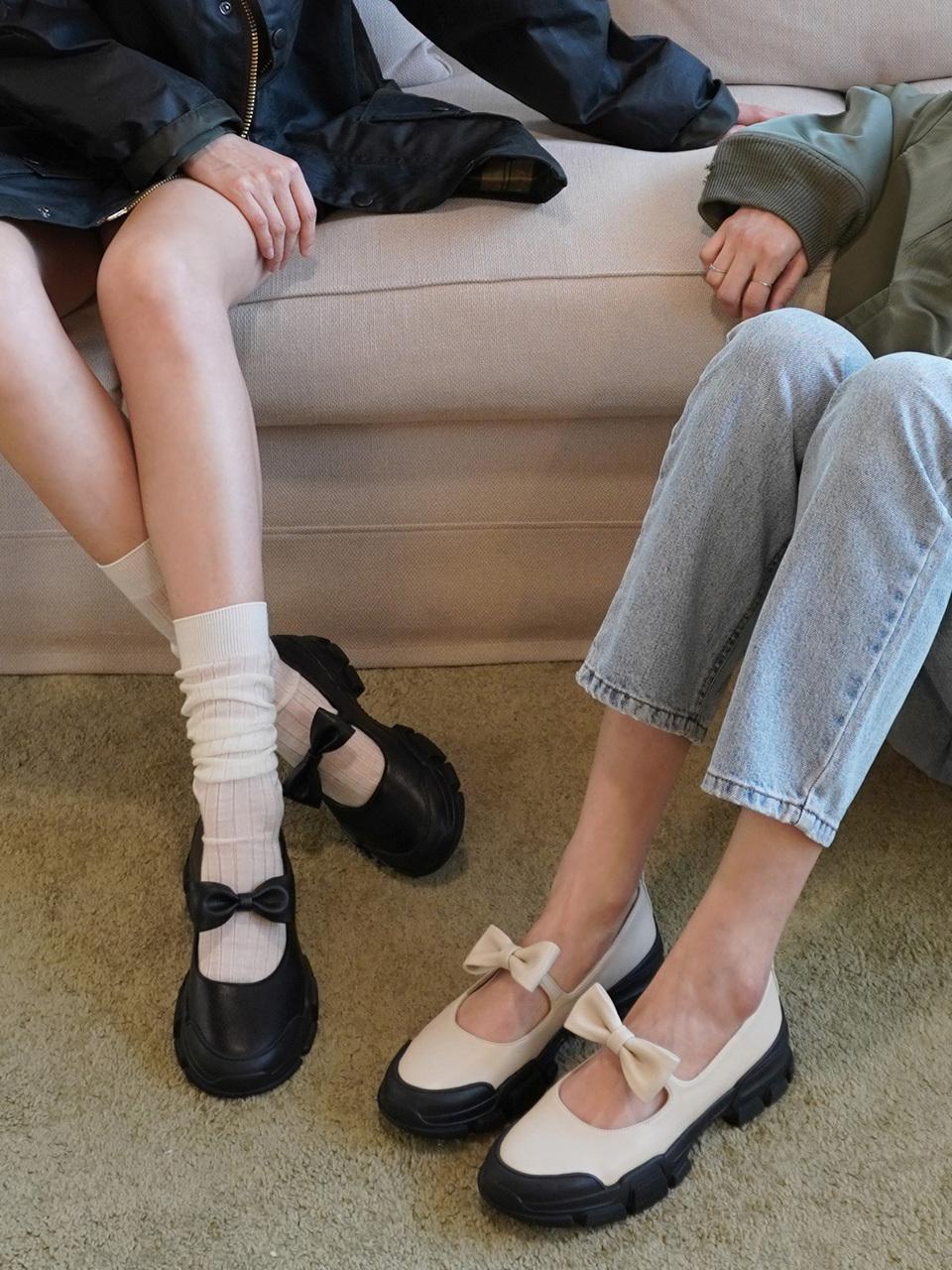 halte allez Ribbon Platform Sneakers