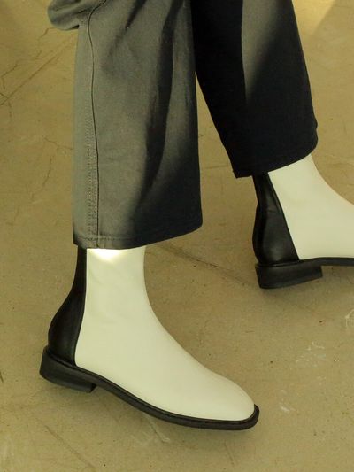 halte allez Span Square Ankle Boots HA2262