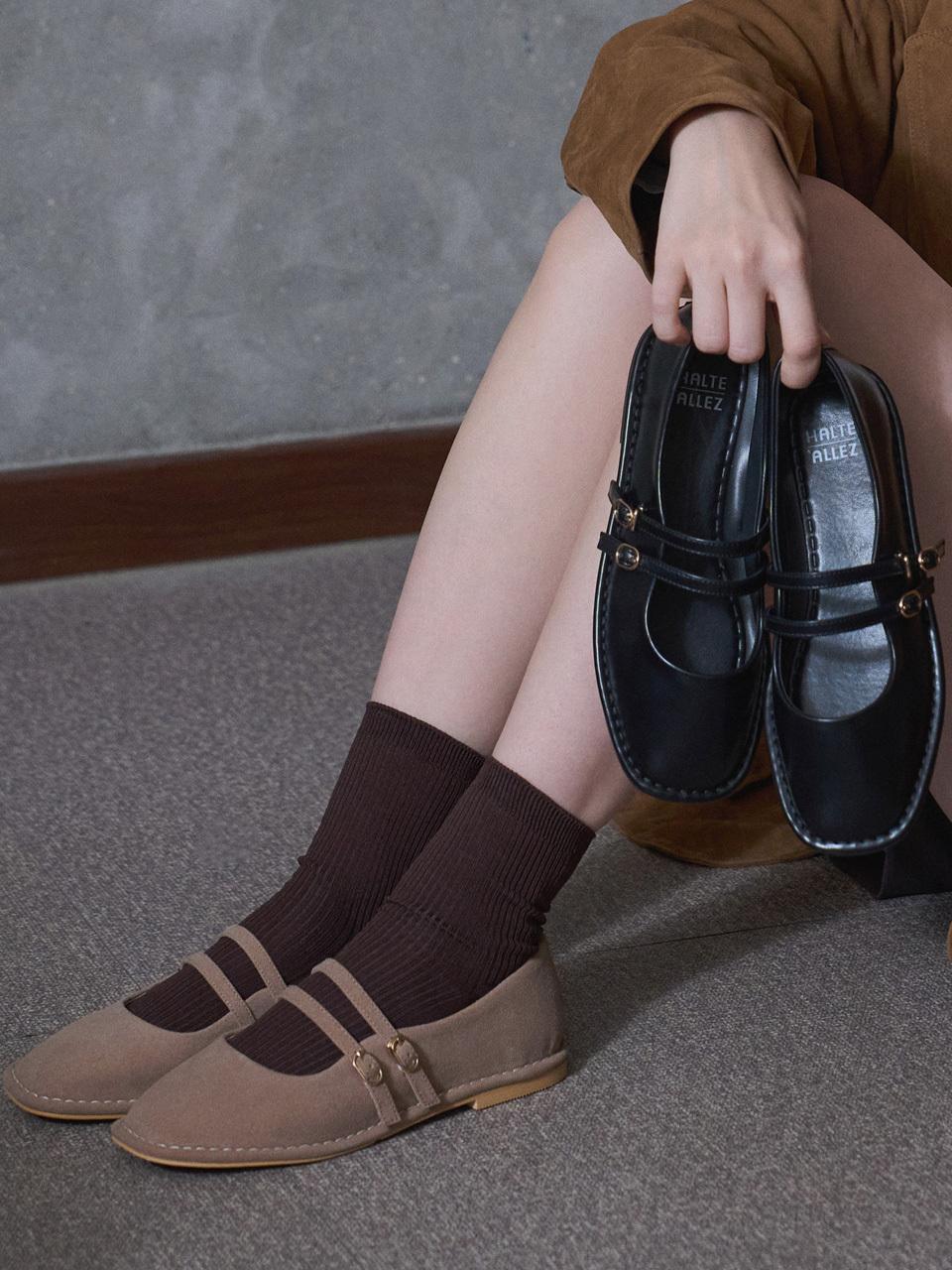 halte allez Stitch Mary Jane Loafer HA2415