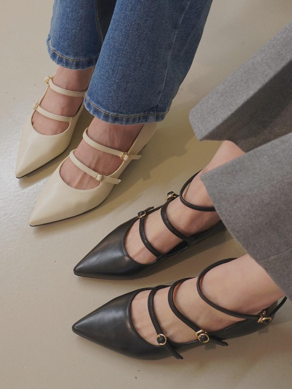 halte allez Strap Pumps