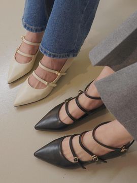 halte allez Strap Pumps