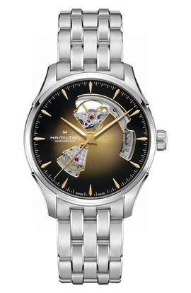Hamilton Hamilton Jazzmaster Open Heart Bracelet Watch, 40mm