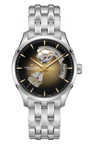 Hamilton Hamilton Jazzmaster Open Heart Bracelet Watch, 40mm