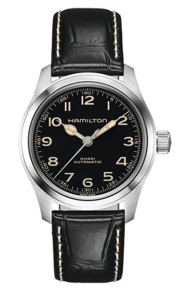 Hamilton Hamilton Khaki Field Murph Leather Strap Watch, 38mm