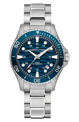 Hamilton Hamilton Khaki Navy Scuba Blue Automatic Bracelet Watch, 40mm 