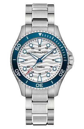 Hamilton Hamilton Khaki Navy Scuba White Automatic Bracelet Watch, 40mm