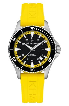 Hamilton Hamilton Khaki Scuba Automatic Rubber Strap Watch, 40mm