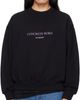 Han Kjobenhavn Han Kjobenhavn Black Logo Oversized Crewneck Sweatshirt - 1
