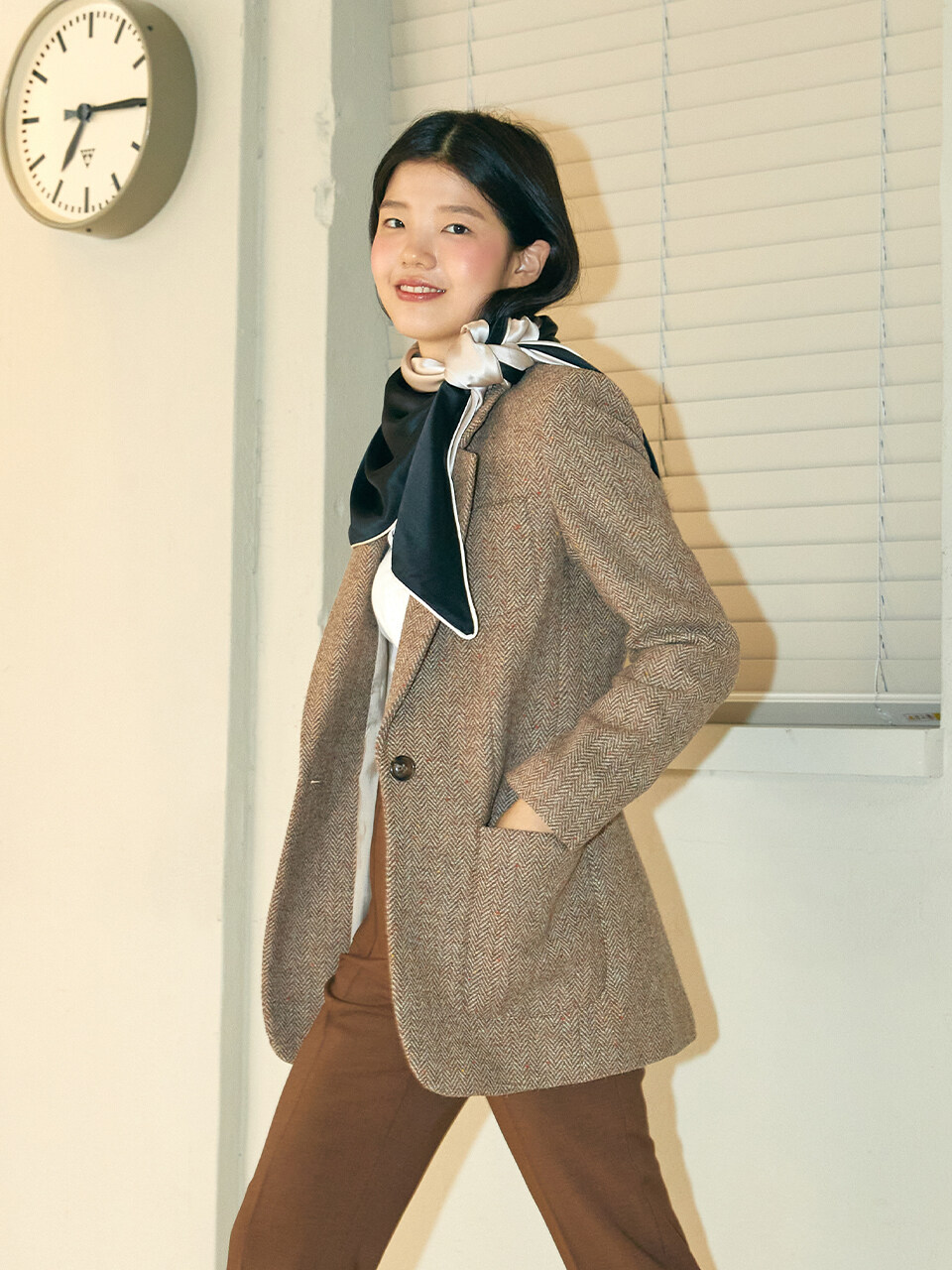 HANAVO [H Attitude] No.2 Jacket - Harris Tweed