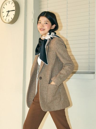 HANAVO [H Attitude] No.2 Jacket - Harris Tweed