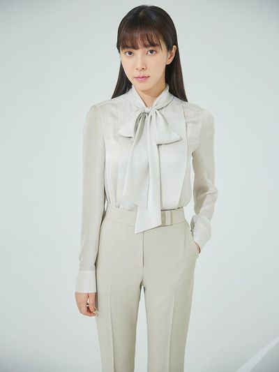 HANAVO NO.21 TOP - SAGE GREEN