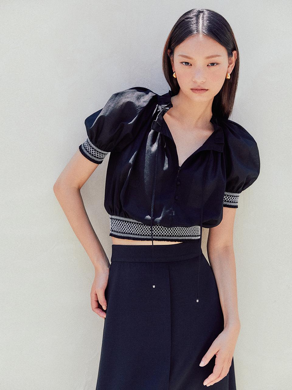 HANAVO NO.23 TOP - BLACK