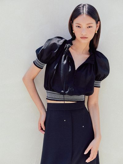 HANAVO NO.23 TOP - BLACK