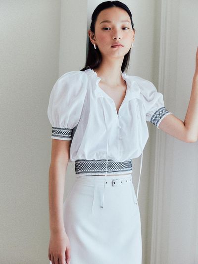 HANAVO NO.23 TOP - WHITE