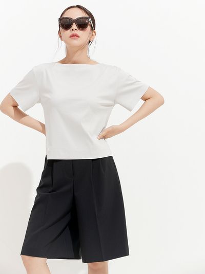 HANAVO No. 10 Top - Light Grey
