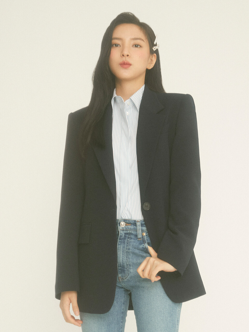 HANAVO No. 11 Jacket - Navy Blue