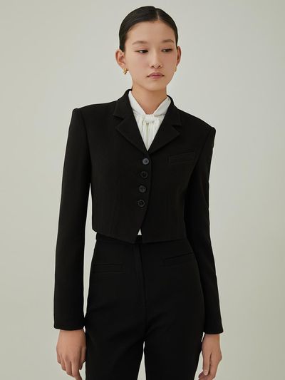HANAVO NO. 26 JACKET - BLACK