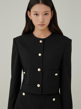 HANAVO NO. 27 JACKET - BLACK