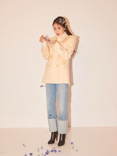 HANAVO No. 3 Outer JacketYellow Cream