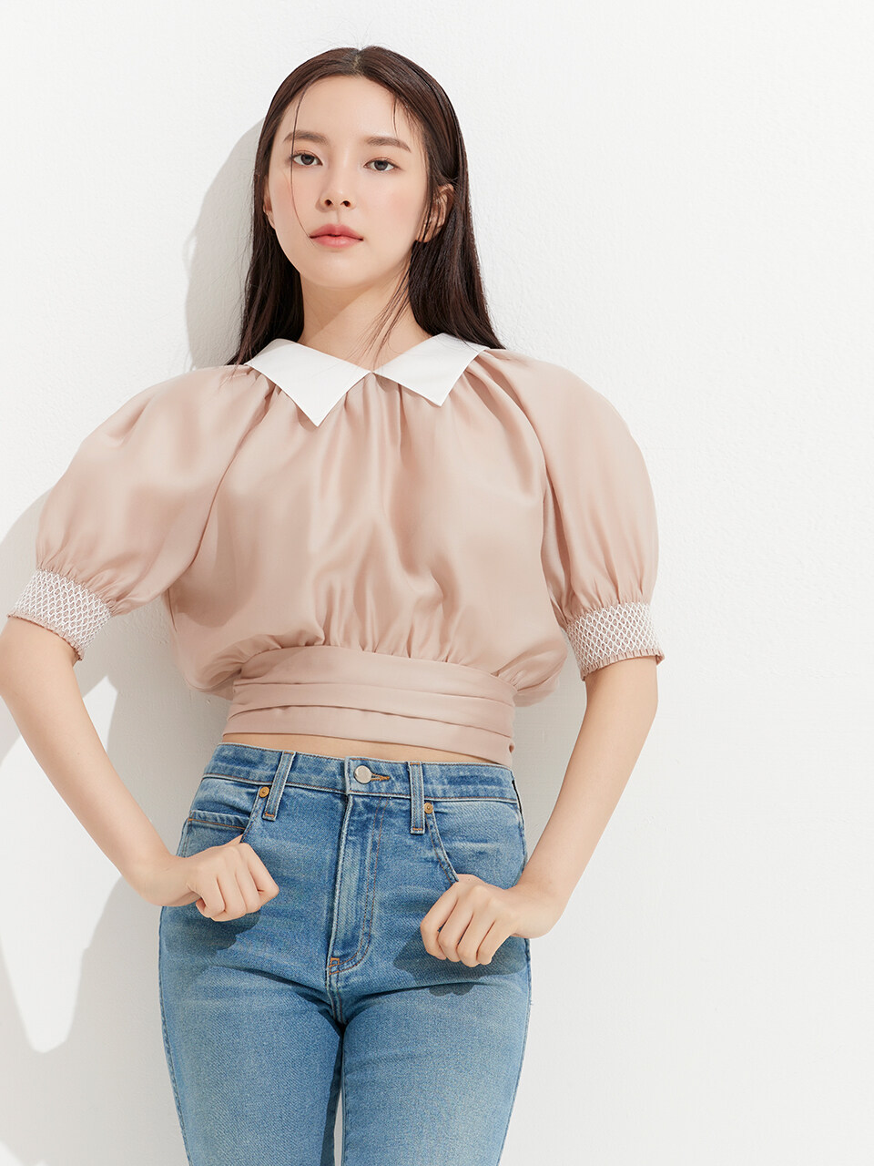 HANAVO No. 9 Top - Nude Pink