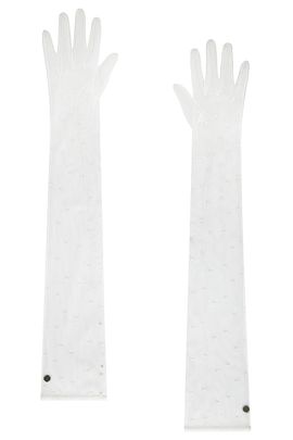 HANDSOME STOCKHOLM HANDSOME STOCKHOLM Tulle Pearls Extra Long Gloves