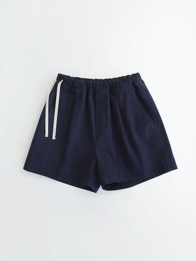 HANE Lumi Cotton Strap Shorts [Moon Navy]