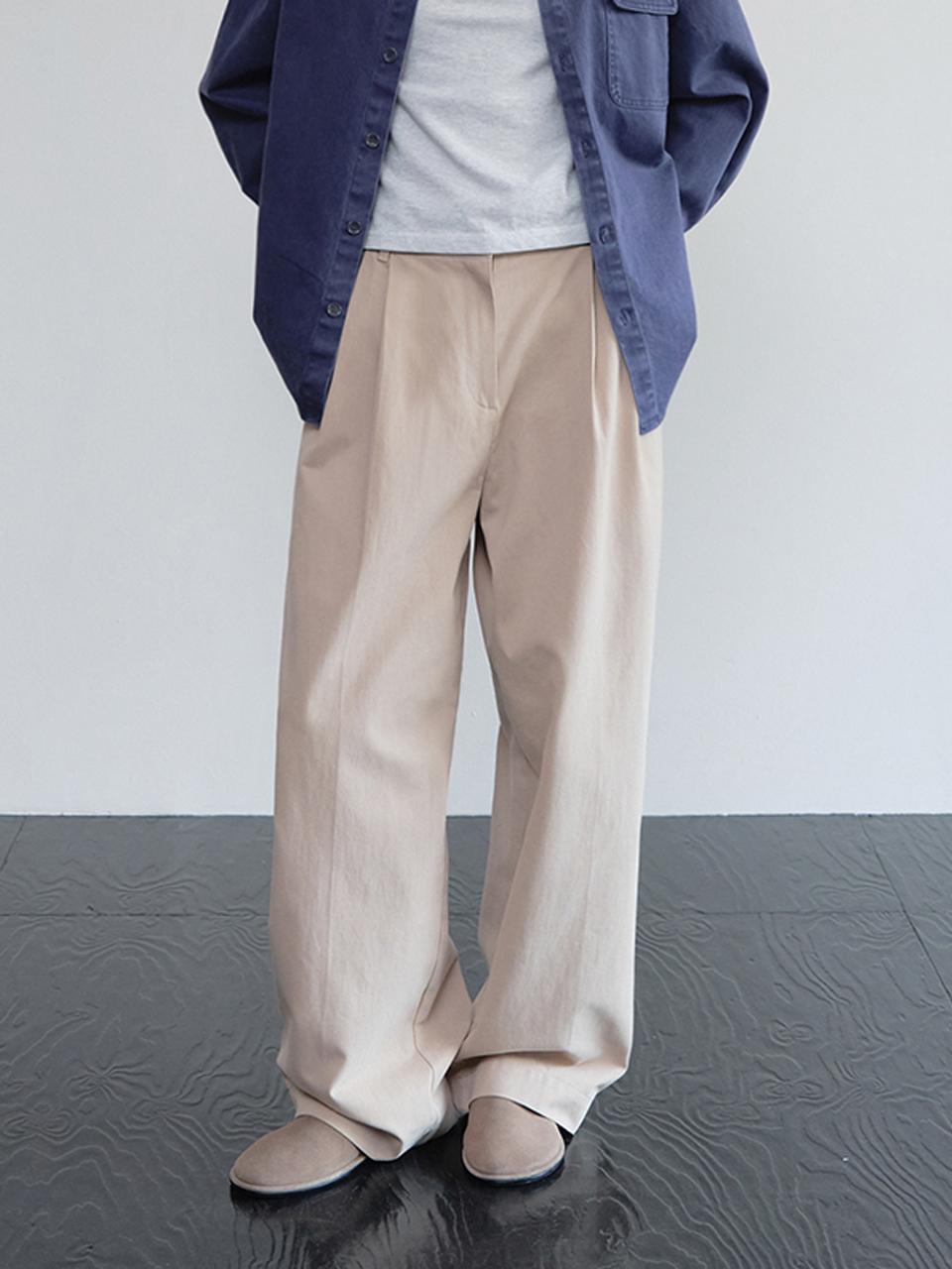 HANE Lumi Twill Pants [Beige]