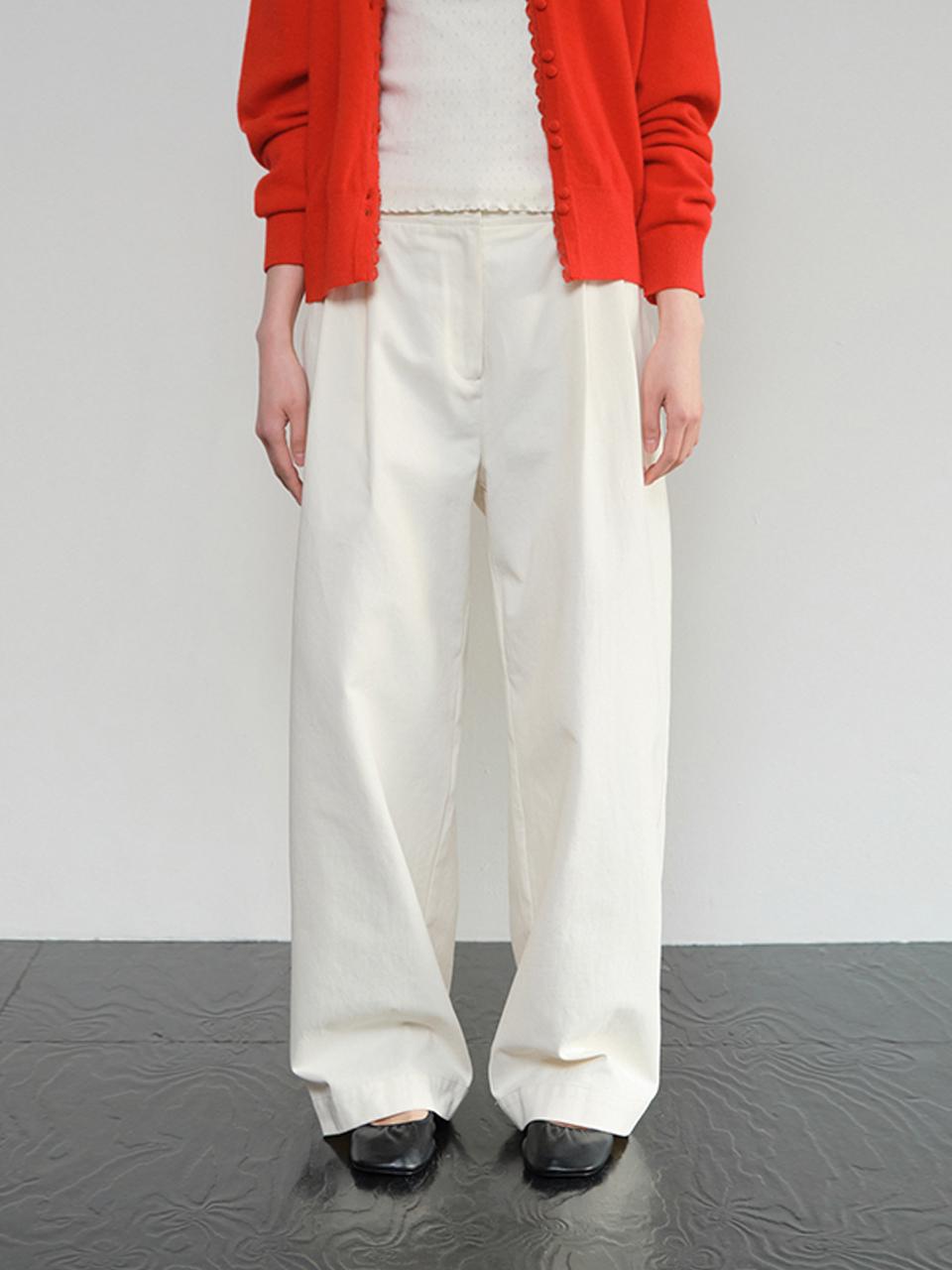 HANE Lumi Twill Pants [Cream]