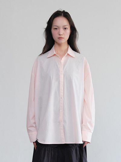 HANE Mild Loose-fit Shirt [Pink]