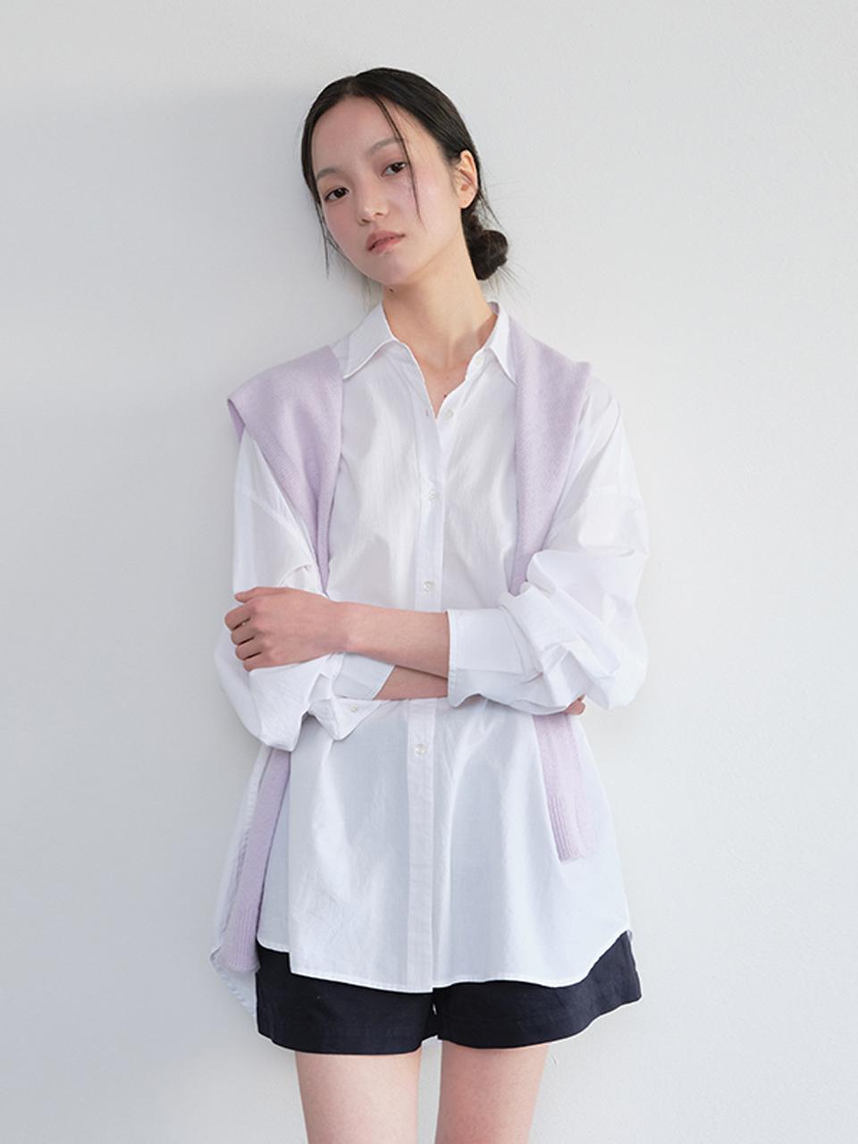 HANE Mild Loose-fit Shirt [White]