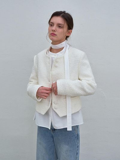 HANE NCASE Button Jacket [Cream]
