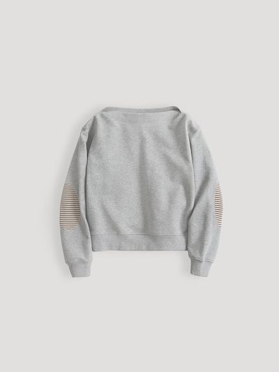 HANE Patch Slash Sweatshirt [Gray]