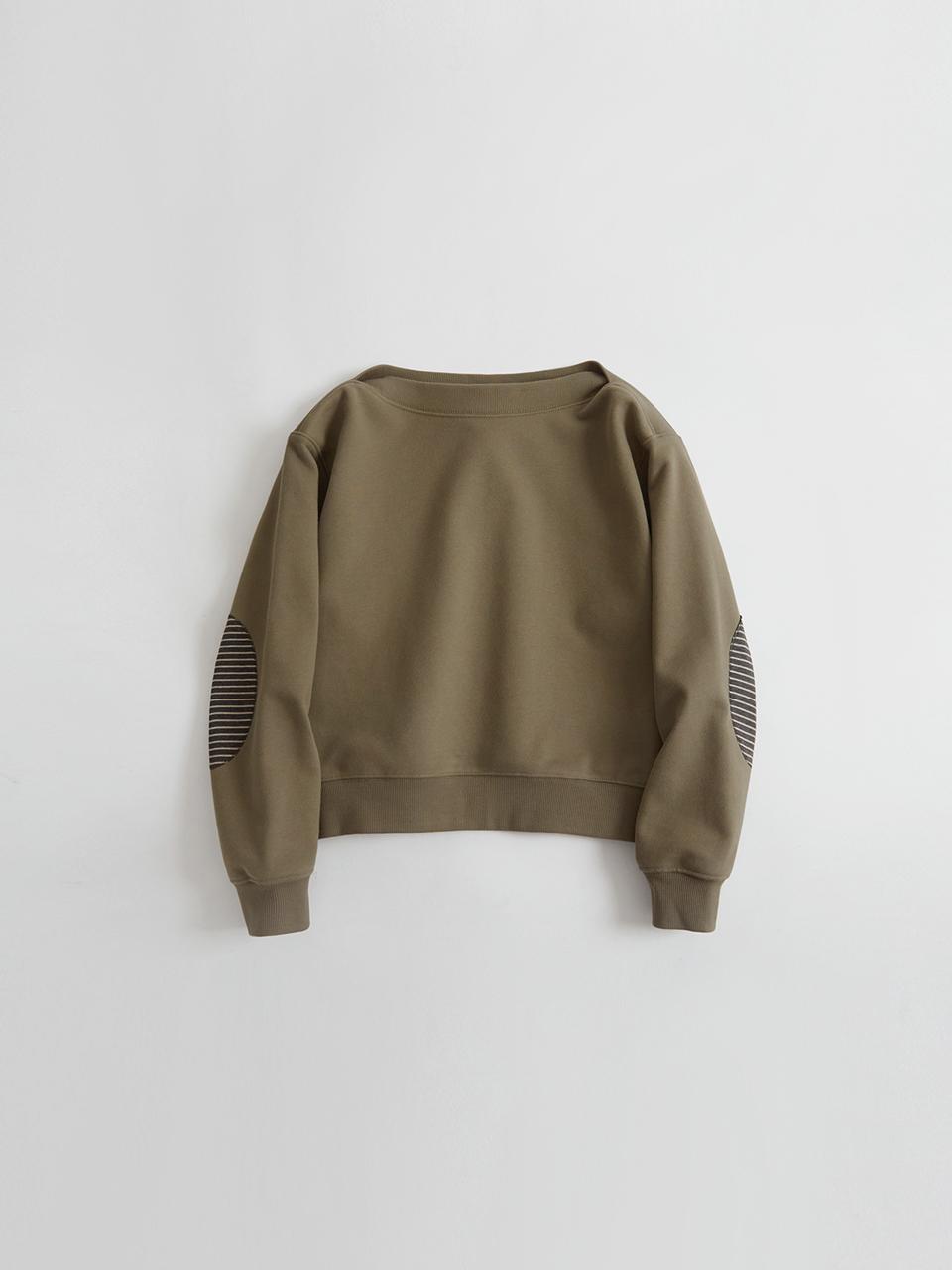 HANE Patch Slash Sweatshirt [GREEN]