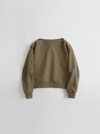 HANE Patch Slash Sweatshirt [GREEN]