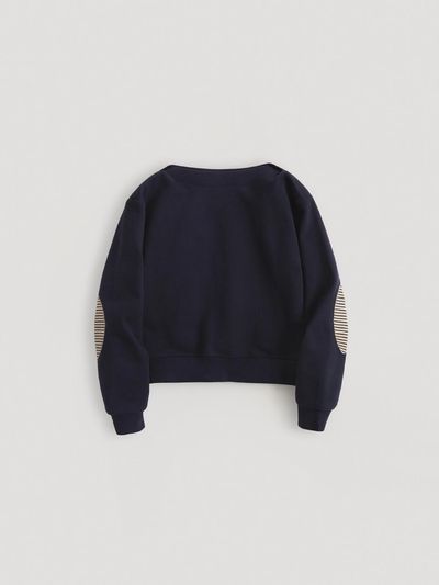 HANE Patch Slash Sweatshirt [Navy]