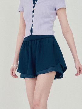 HANE Tencel Layer Moon Shorts [Navy]