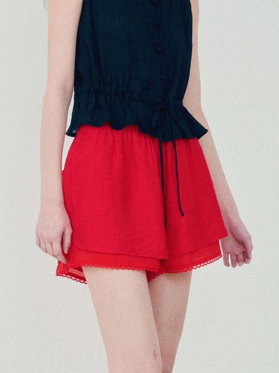 HANE Tencel Layer Shorts [Red]
