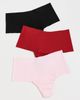 Hanky Panky Hanky Panky BreatheSoft High Rise Thongs 3 Pack BBPC - 2