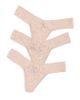Hanky Panky Hanky Panky DreamEase Low Rise Thong 3 Pack Chai One - 6